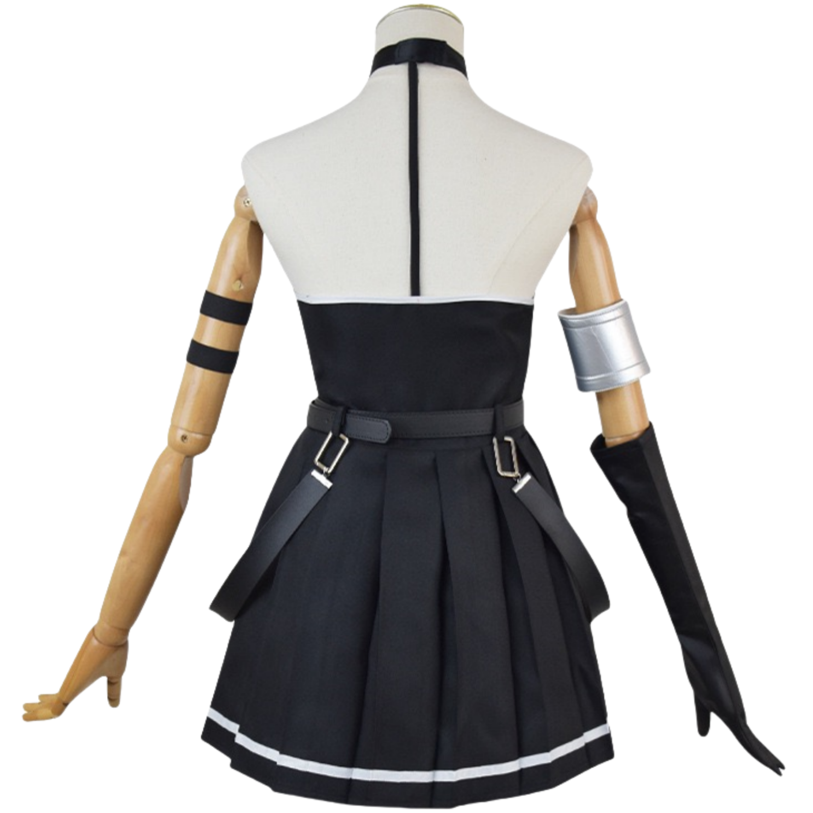ubel frieren cosplay dress back view – full costume and accessories display