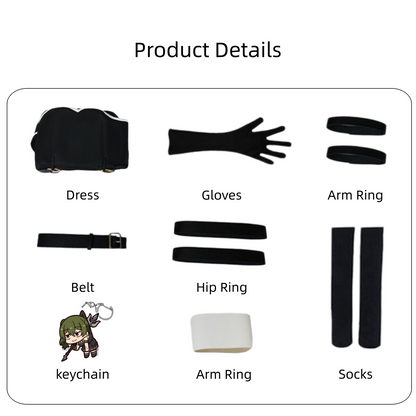 ubel frieren cosplay full accessories list – complete costume components overview