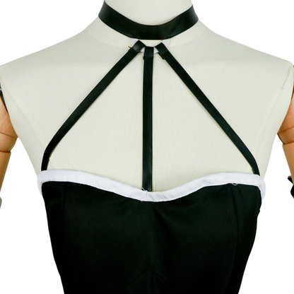 ubel frieren cosplay halter neck choker strap detail – official outfit close-up