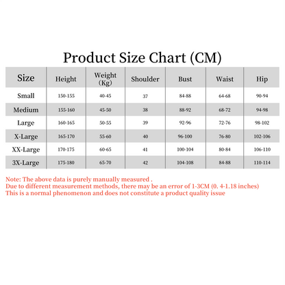 ubel frieren cosplay size chart – size guide for anime costume in cm