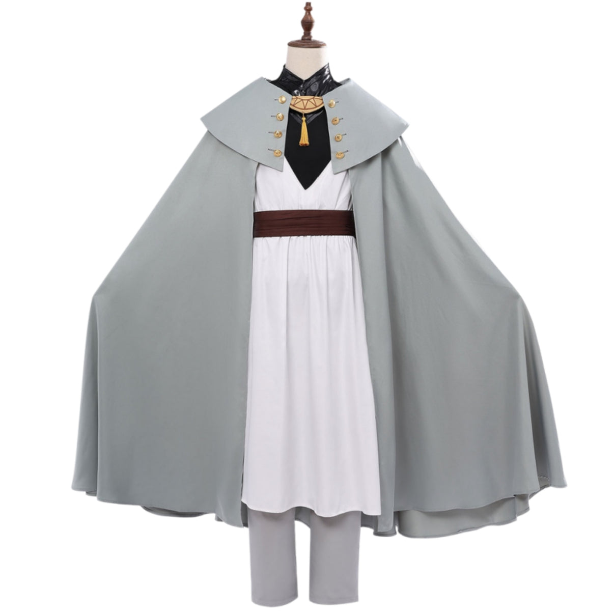 witch hat atelier qifrey full front view wizard cloak cosplay costume