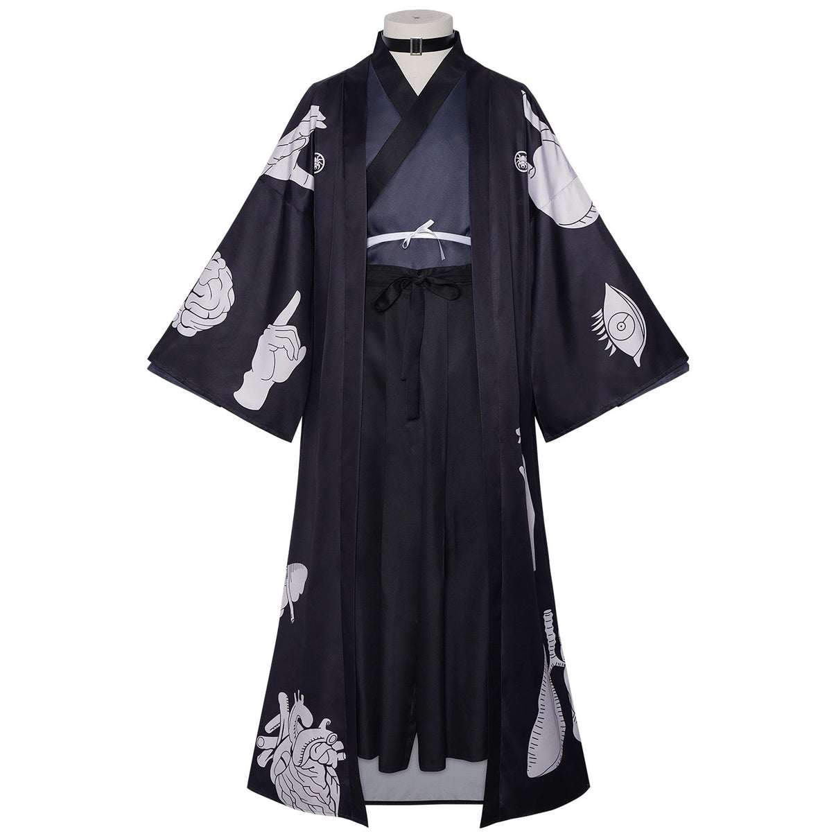 anime omokage yugamu cosplay kimono full set front view on mannequin
