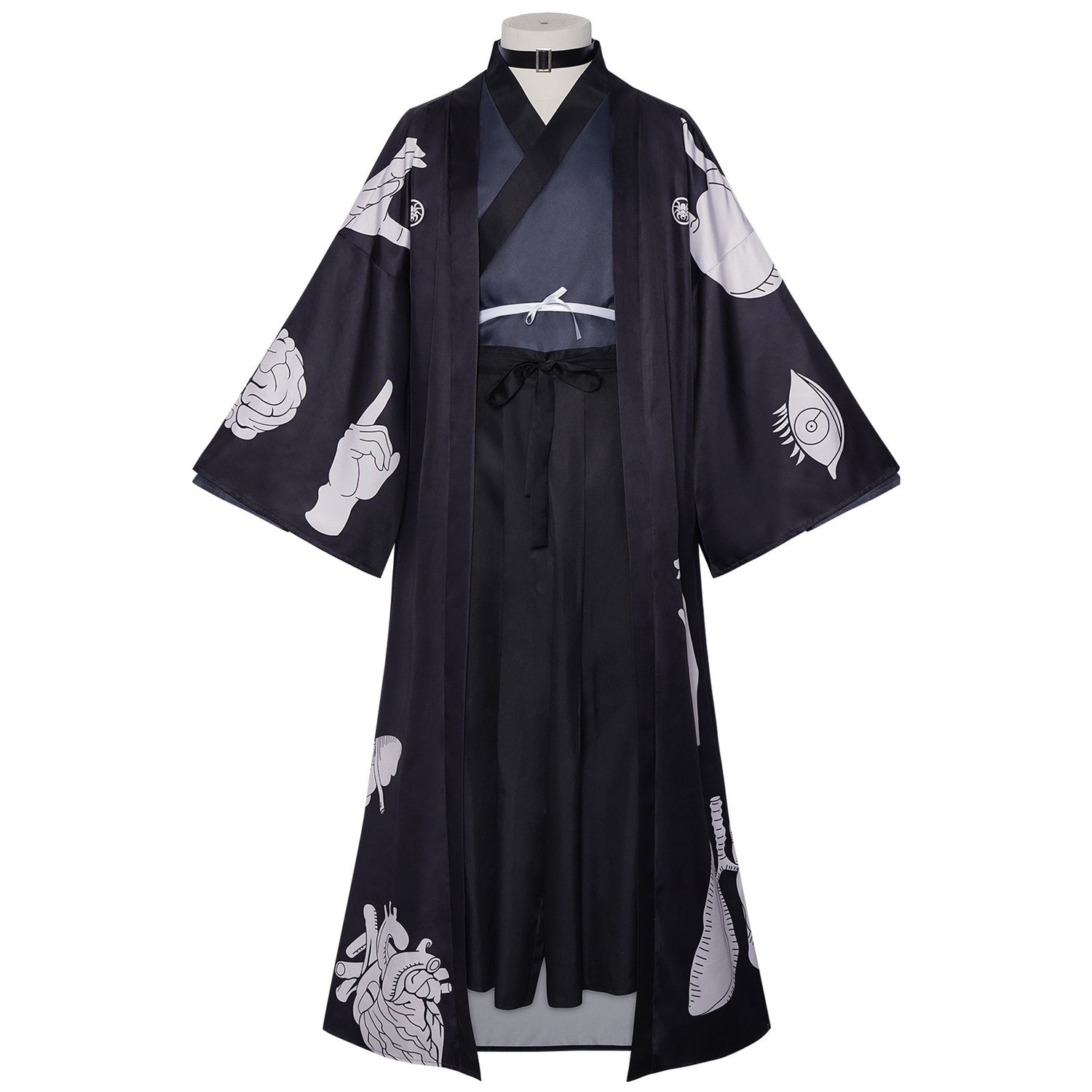 anime omokage yugamu cosplay kimono full set front view on mannequin