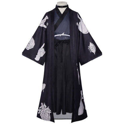 anime omokage yugamu cosplay kimono full set front view on mannequin