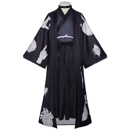 anime omokage yugamu cosplay kimono full set front view on mannequin