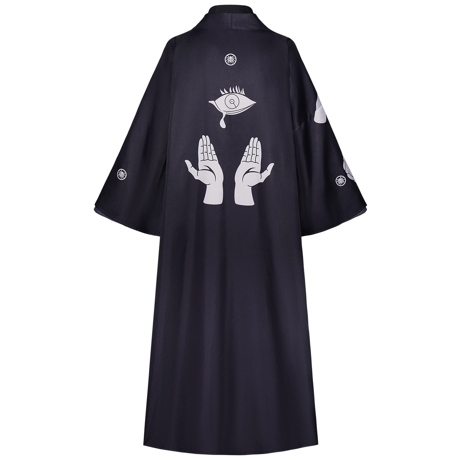 omokage yugamu cosplay haori back view eye hand print design