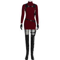 ada wong resident evil 4 remake cosplay outfit full front view no wig