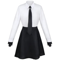 akiko yosano cosplay full outfit white shirt black skirt tie gloves bungo stray dogs