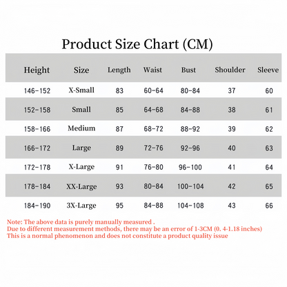 akiyama mizuki cosplay costume size chart