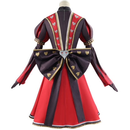 Alice Madness Returns Queen of Hearts cosplay dress back view