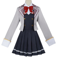 front view alisa mikhailovna kujou school uniform cosplay costume