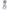 Kirifuji Nozomi grey purple long straight cosplay wig side view