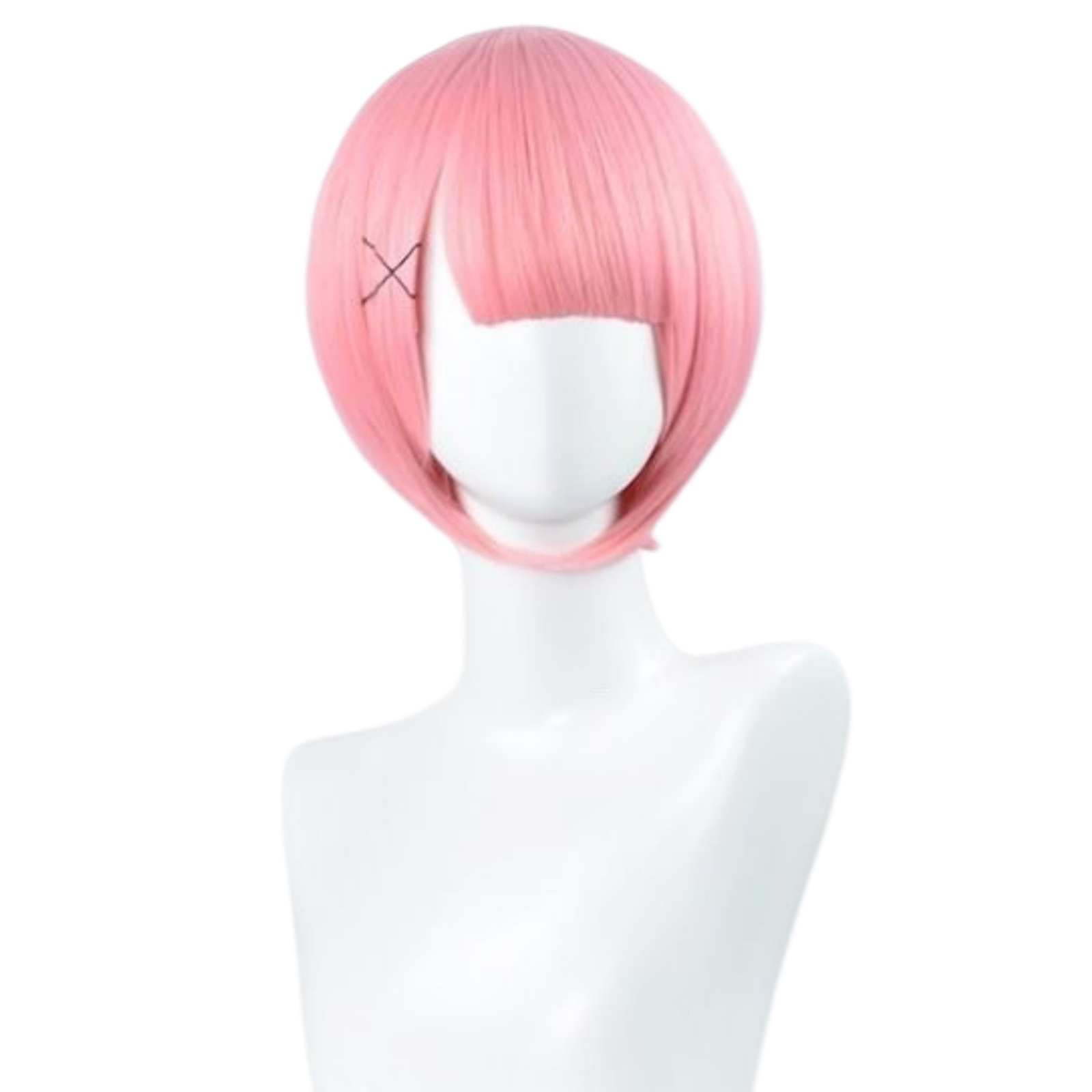 amine-re-zero-rem-ram-cosplay-pink-short-wig
