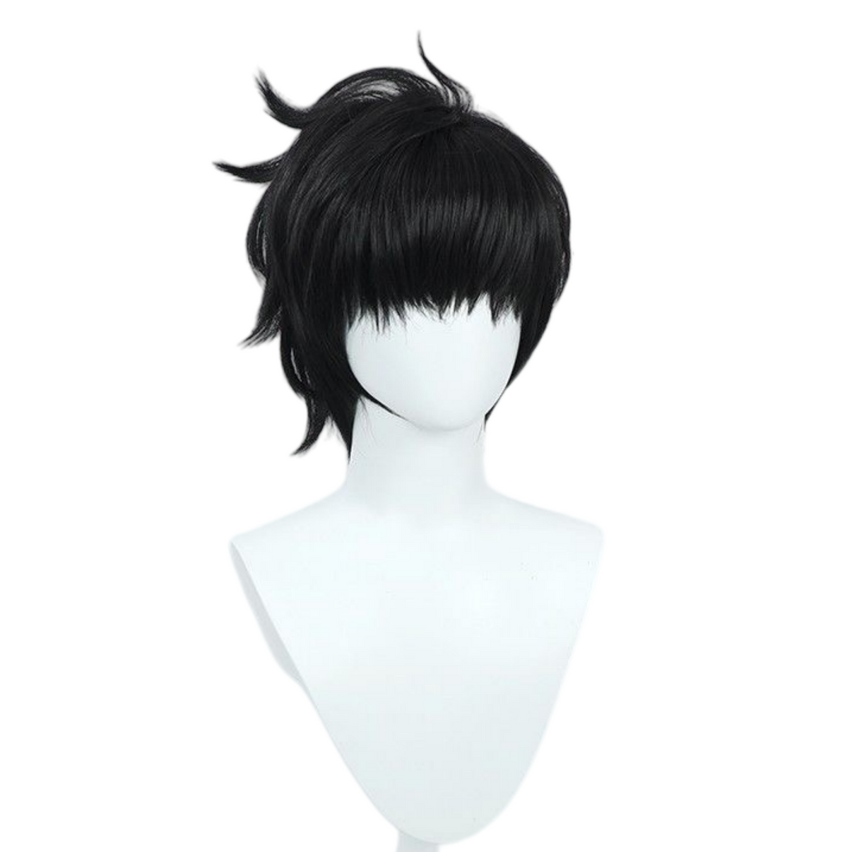 Sung Jinwoo cosplay wig side view 2