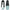 Tokitou Muichirou's blue and black long cosplay wig comparison display