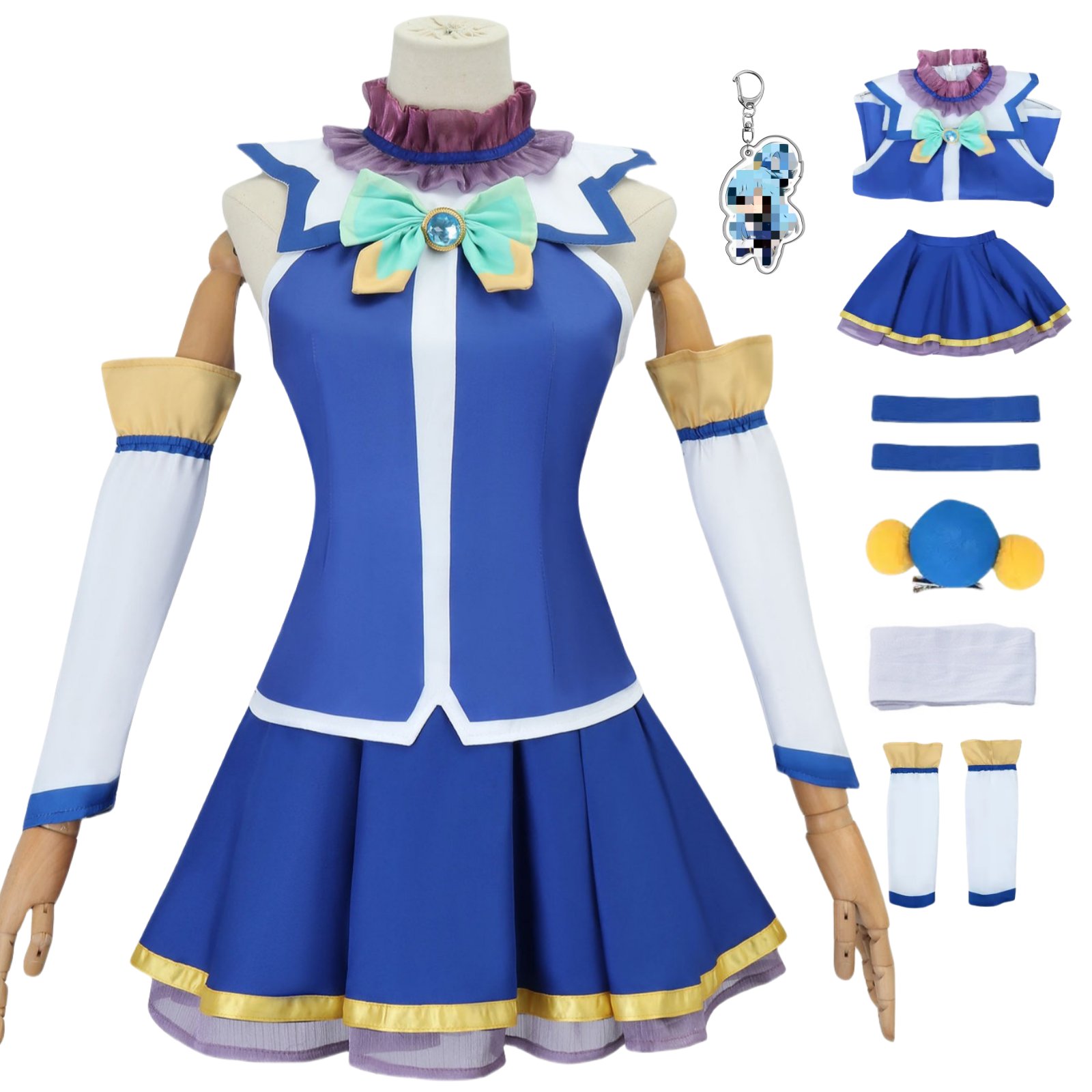 anime-aqua-cosplay-blue-dress-uniform-suit