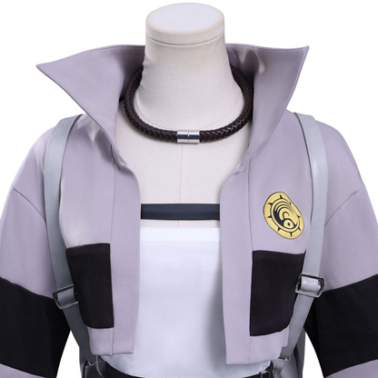 Gachiakuta Riyo grey cosplay costume top showcase