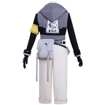 Gachiakuta Rudoo cosplay costume back view