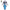 Gachiakuta Zanka cosplay costume front view with wig