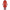 Back view of Hotel Alastor cosplay red jacket suit