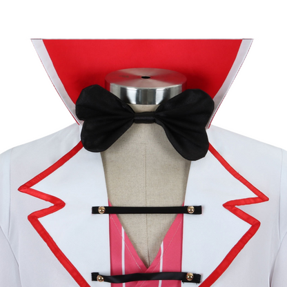Hotel Lucifer cosplay costume neckline display