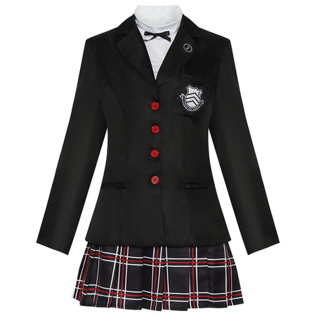 Kasumi Yoshizawa black JK uniform cosplay costume front view