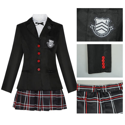 Kasumi Yoshizawa black blazer plaid skirt cosplay full set