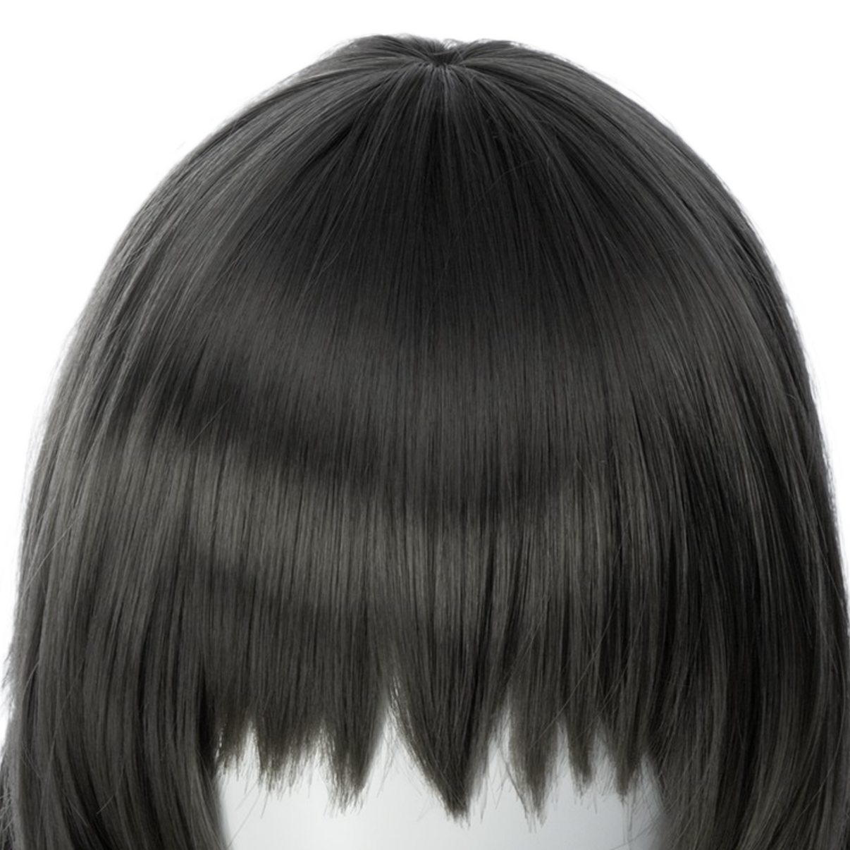 Madoka Magica Homura Akemi black long cosplay wig details