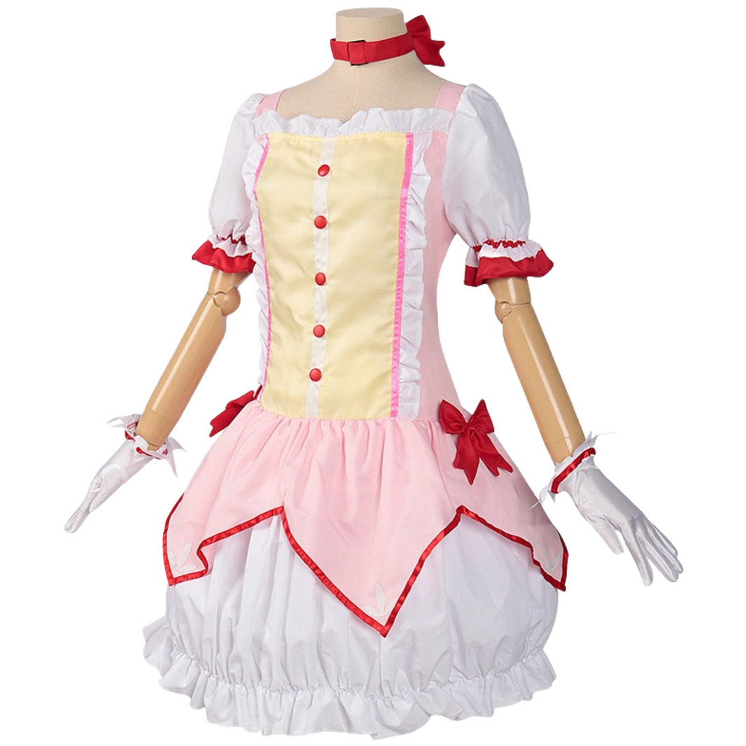 Madoka Magica Kaname Madoka cosplay dress side view