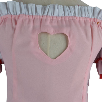 Madoka Magica cosplay dress uniform back view