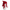 HazbinHotel Niffty red cosplay wig front angle view