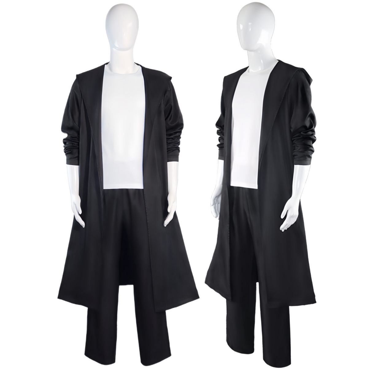 Sung Jinwoo cosplay uniform front view and side view