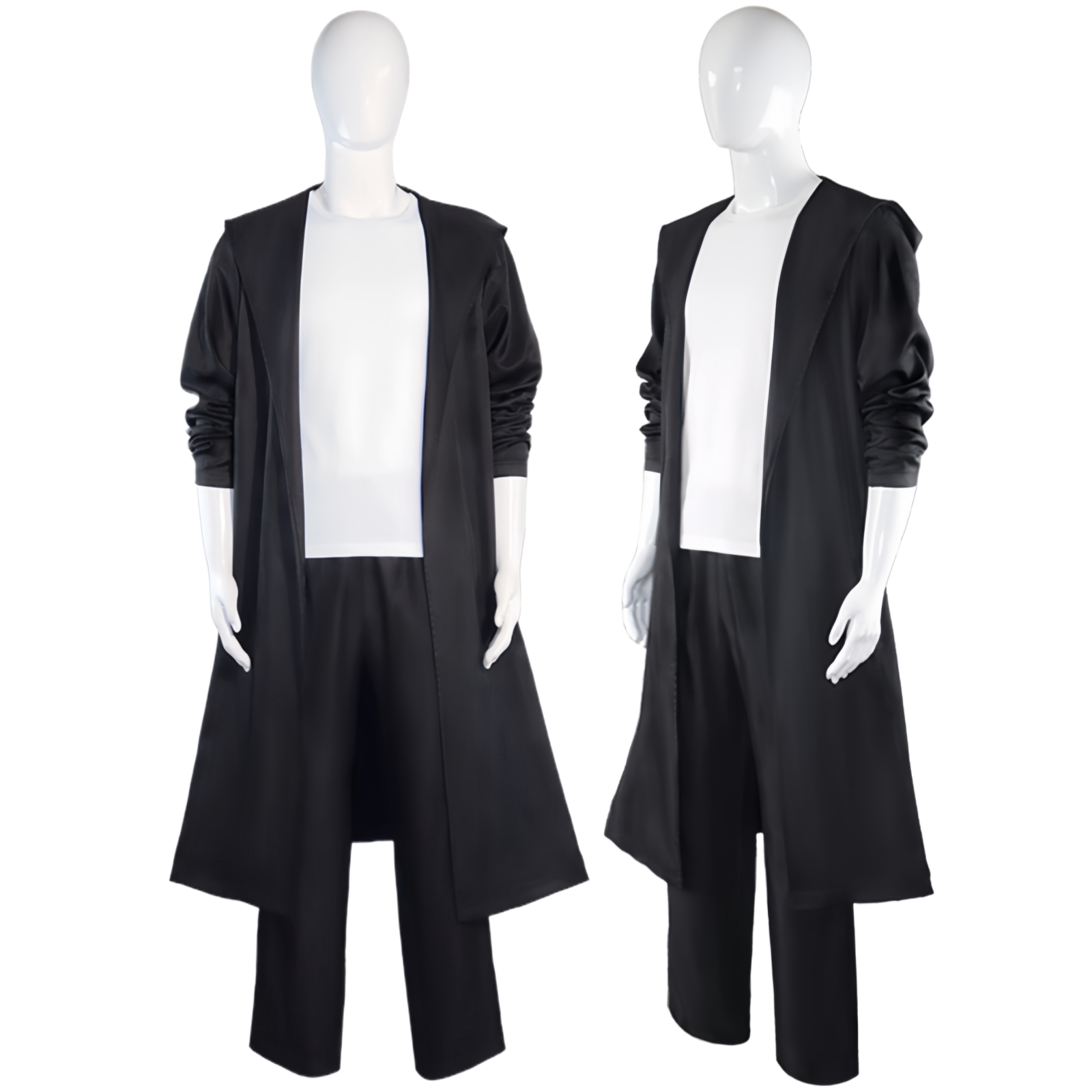 Sung Jinwoo cosplay uniform front view and side view