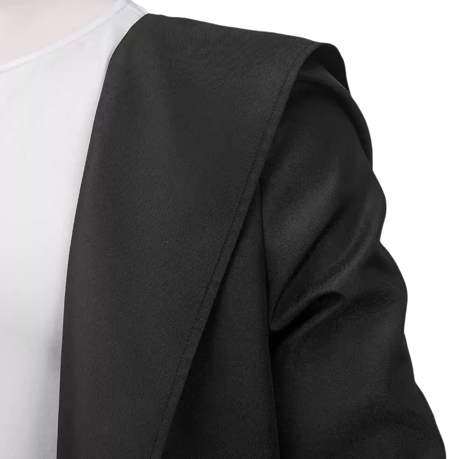 Sung Jinwoo cosplay jacket collar and fabric detail