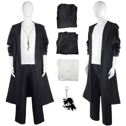 Sung Jinwoo cosplay complete set flat lay display