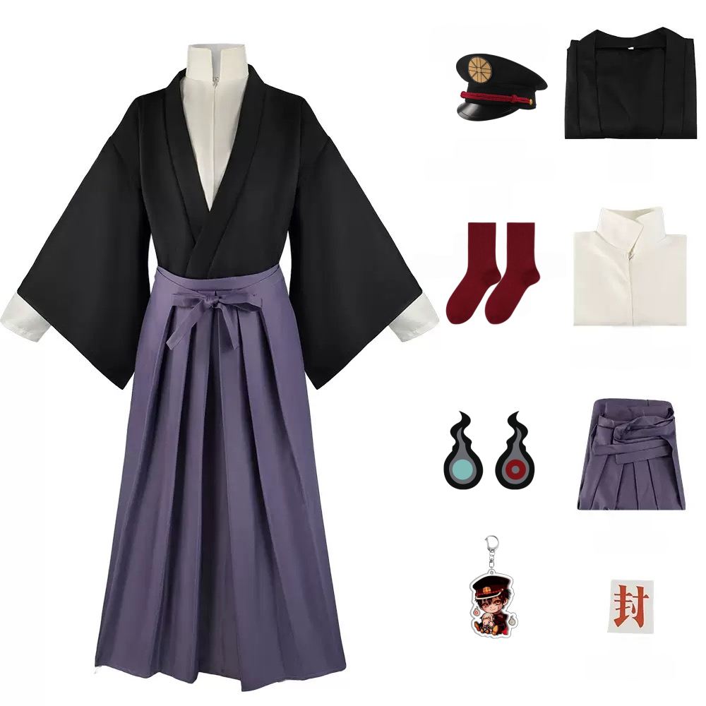 Tsukasa Yugi cosplay complete set flat lay display