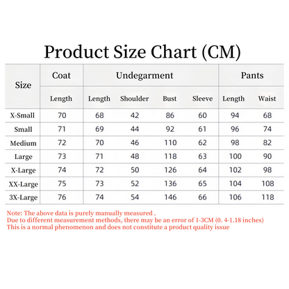 Tsukasa Yugi cosplay size chart reference
