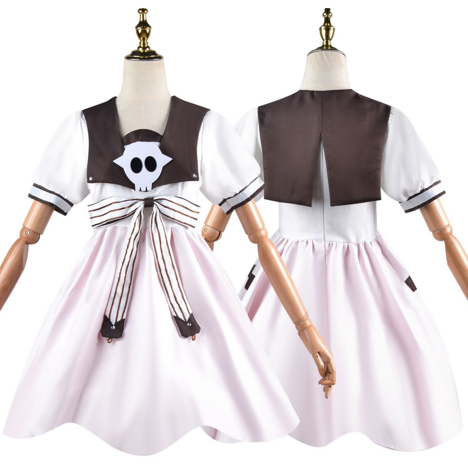 Toilet Bound Yashiro Nene cosplay costume comparison display