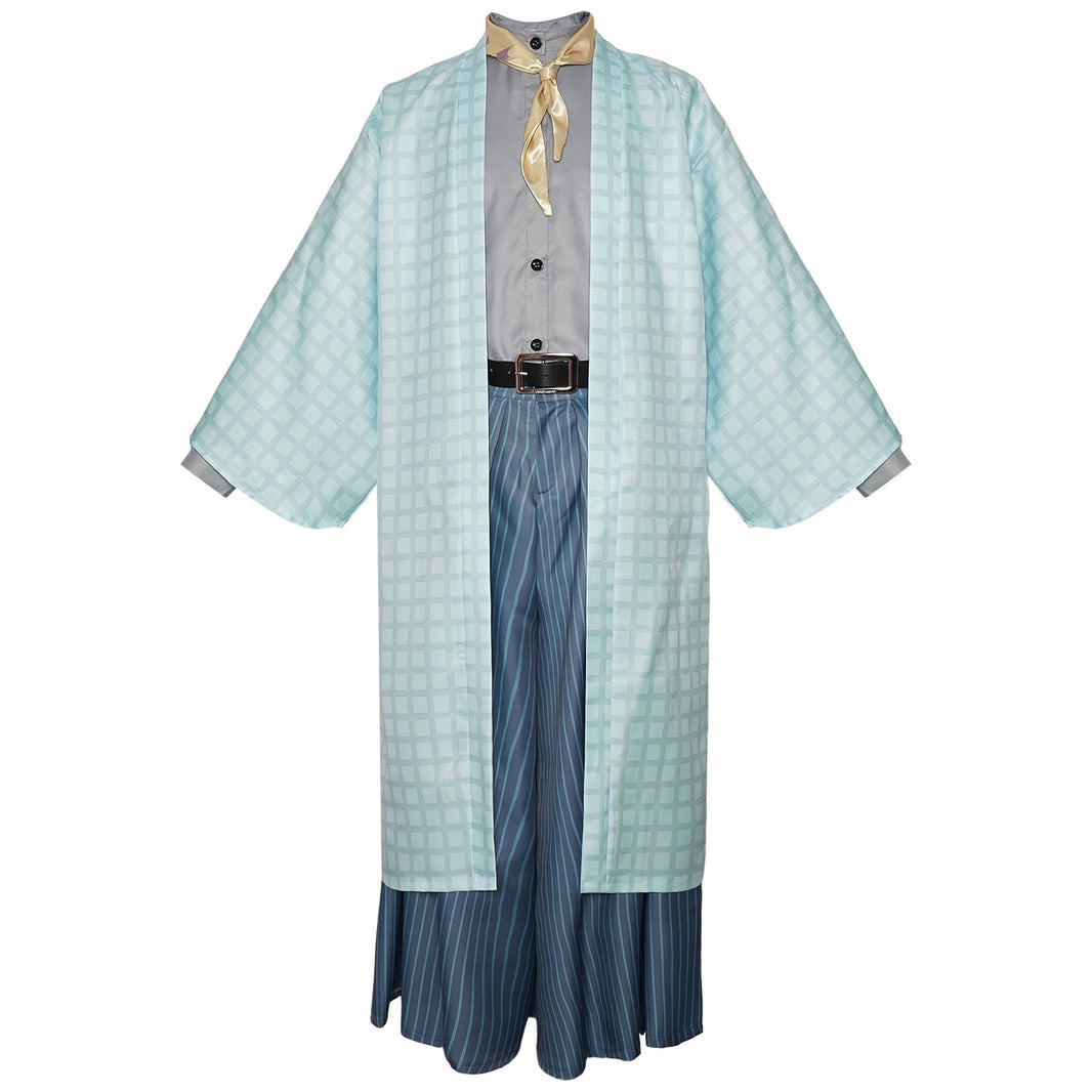 Muichiro Tokito light green haori cosplay costume front view