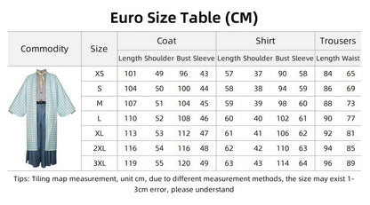 Muichirou Tokitou cosplay costume size chart