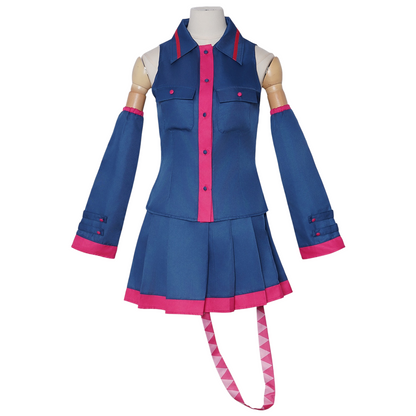 Vocaloid Kasane Teto cosplay blue JK uniform front view