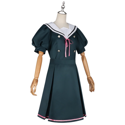 Kaoruko green sailor cosplay dress full length front view