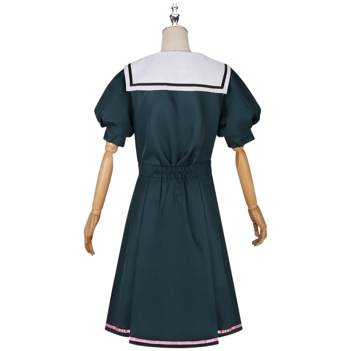 Kaoruko green sailor cosplay dress back view