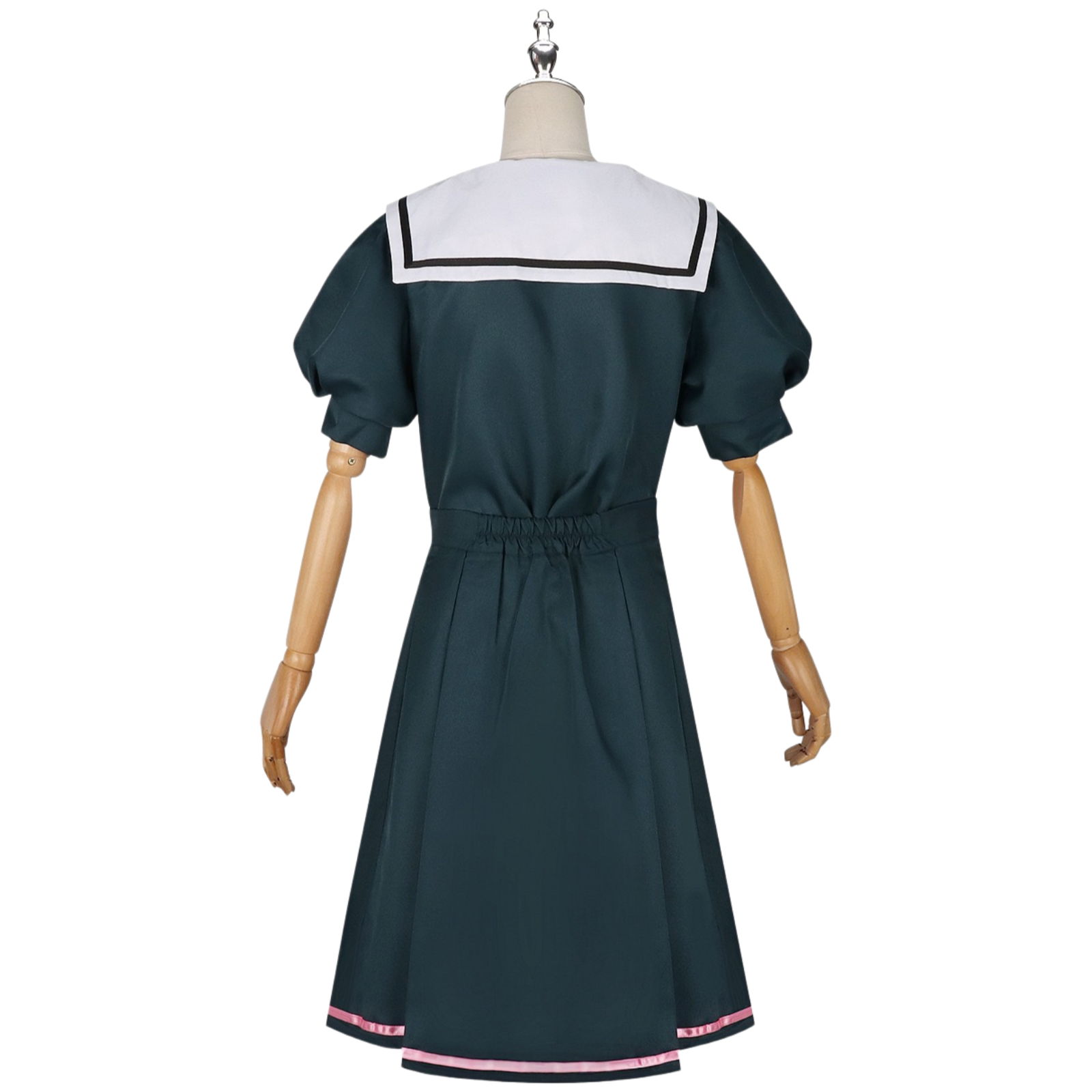 Kaoruko green sailor cosplay dress back view