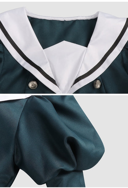 Kaoruko Waguri cosplay dress sailor collar pink ribbon detail