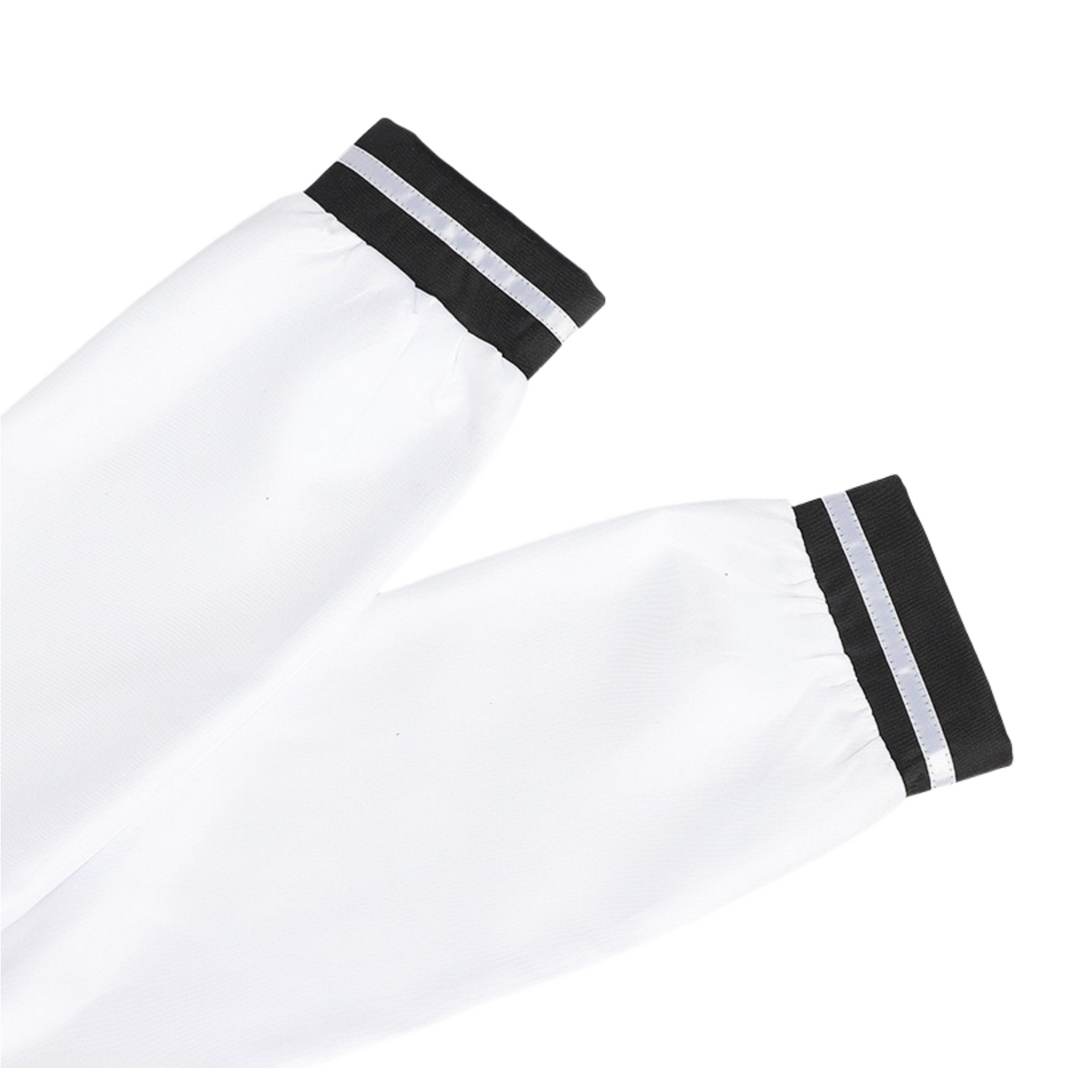 teruhashi kokomi cosplay green jk school uniform long sleeve striped cuff close up