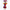 pomni clown cosplay costume full length photo solid white background
