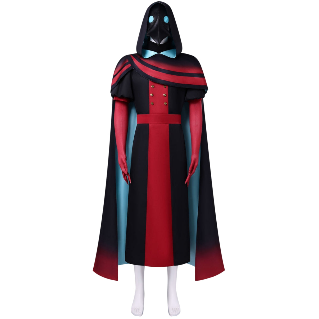 complete doctor cosplay set cloak tunic mask gloves full outfit display