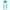 Hatsune Miku teal cosplay wig twin tails back view
