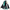 Hatsune Miku black cosplay costume with green tie front view